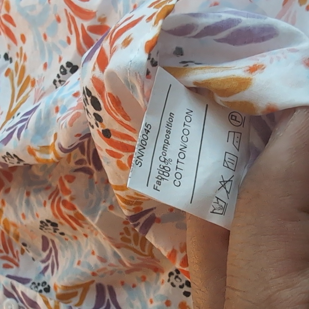 Colorful floral print dress shirt - Picture 4 of 5
